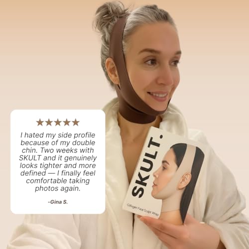 SKULT Collagen Face Sculpt Wrap - Reusable Chin Strap for Jawline