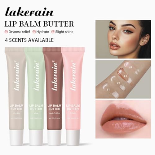 Petansy 4PCS Special Lip Balm - Conditioning Lip Mask and Lip Balm for Instant Moisture,Natural Ingredients Vegan Non-Sticky Lip Glowy Balm£¬Soothing Lip Care