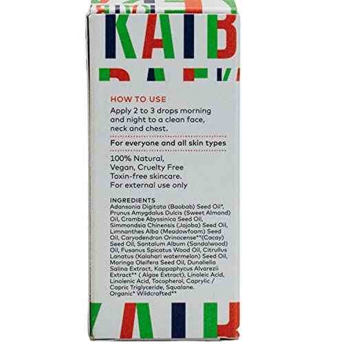 Baobab Face Oil | Microbiome Friendly, Luxurious Face Care | Baobab, Cacay, Seaweed, Sandalwood | Vegan, Clean Label (20 ml)