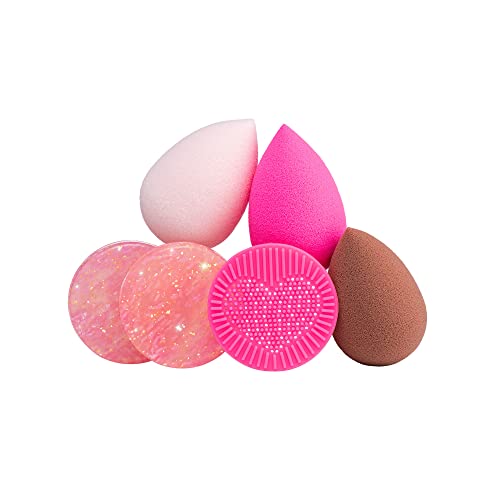 Beautyblender¢ç | Loaded Sundae Blender Essentials - 3 Makeup Sponges for Blending Foundations, Powders & Creams, Cleanser Removes Makeup & Grime on Sponge, Cleansing Scrub Mat, Vegan & Cruelty-Free