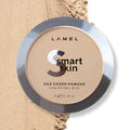Lamel Smart Skin Silk Compact Powder - Long Lasting Pressed Finishing Powder - Oil Control Makeup, Suitable for Dry Skin, Lightweight Formula, 0.28 oz (403 Ivory)