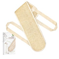 Natural Egyptian Loofah Back Scrubber for Shower,Extra Rough,Deep Exfoliating,Rich Foam,Quick Drying Dual-Handle Strap Exfoliator for Men and Women
