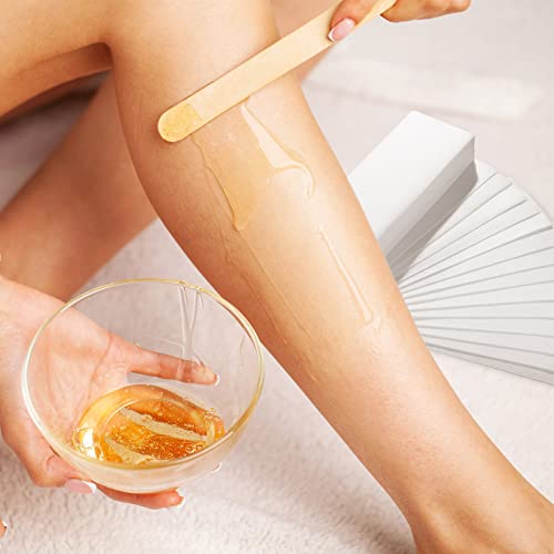 Leelosp 2000 Pcs Wax Strips for Hair Removal Non Woven Skin Body Facial Bikini Beauty Waxing Sheets Soft Wax Strips Paper Hair Removal Patch for Women Men Arms Legs Back Body Underarm Eyebrow Armpit