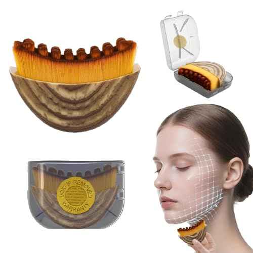 New Lymphatic Contour Face Brush,Dry Brush for Lymphatic Drainage,Soft Facial Brush for Sculpting£¬Anti-Puffiness, Detox & Lift, Improves Skin Glow,Cellulite for Neck, Jawline