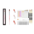 MelodySusie Kolinsky Acrylic Nail Brush and MelodySusie 31Pcs Nail Art Brushes