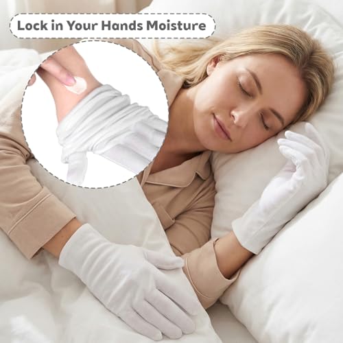 32 Pcs Reusable Cotton Gloves for Moisturizing & Inspection
