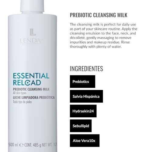 Lendan Essential Reload Prebiotic Cleansing Milk 500ml