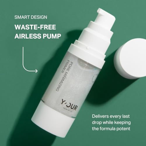 Y¡¯OUR Pore Minimizer Primer | All-Day Wear & Oil Control | Blurs Pores & Brightens Skin for a Smooth Photo Finish | 2-in-1 Protective Moisturizer & Makeup Base, Gifts for Women