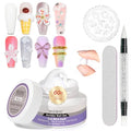 MIZHSE 60g White 3D Gel Nail Art Sculpting Builder Gel with Variants