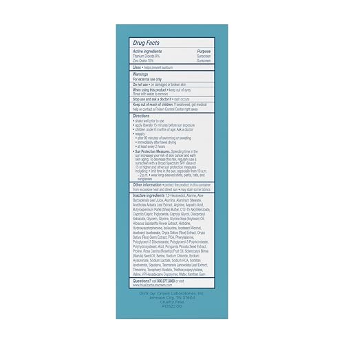 Blue Lizard Sheer Face Mineral SPF 50 Sunscreen Lotion, 100% Mineral Formula, Blue Light Protection, Lightweight, No White Cast, Nourishes and Hydrates, Paraben-Free, Fragrance-Free, 1.7 fl oz