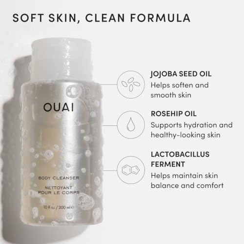 OUAI Hydrating Body Wash Dean Street | Vegan Foaming Shower Gel