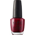 OPI Bogotá Blackberry Nail Lacquer - Opaque Dark Red Pearl, Long-Lasting Polish