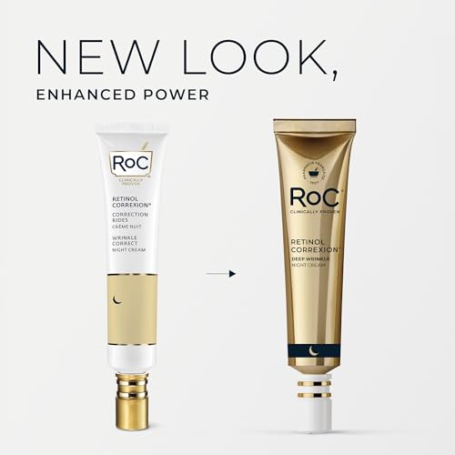 RoC Retinol Correxion Deep Wrinkle Night Cream - Anti-Aging Treatment, 1 oz