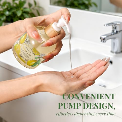 ROMIIE ZOI Liquid Hand Soap with Gift Box - Lemon Scent, 8.7oz / 260ml