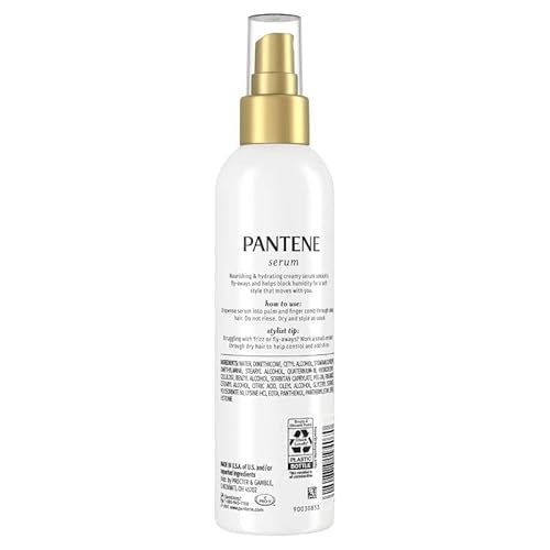 Pantene Pro-V Smooth Hair Hydrating Anti-Frizz Serum, 5.7 fl oz (Pack of 3)