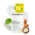 Troubless CLEAR 7 Plus Pure Moisture Body Lotion - Hydrating Body Moisturizer for Troubled Sensitive Skin w/ 7 Skincare Ingredients Gentle, Calming & Non Greasy Body Cream for Women & Men (16.9 fl oz)