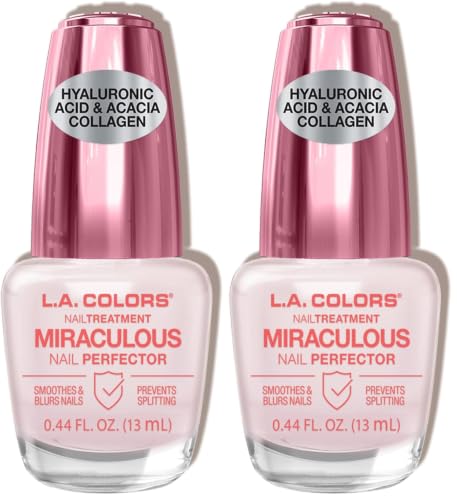 L.A. COLORS Miraculous Nail Perfector Treatment & Ridge Filler (2 Pack)