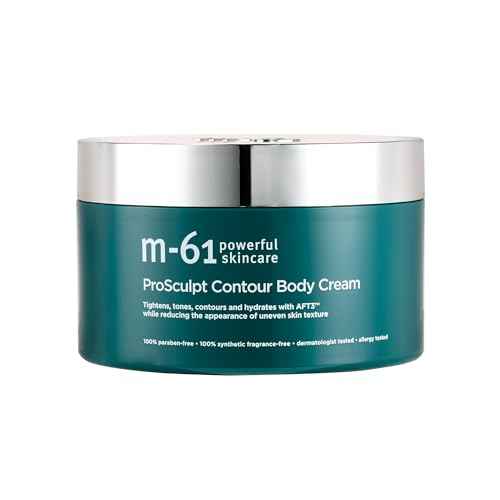 m-61 ProSculpt Contour Body Cream | Firming Body Lotion Clinically Shown To Tighten, Tone, and Sculpt. Creamy, Fragrance Free - 5 Oz.