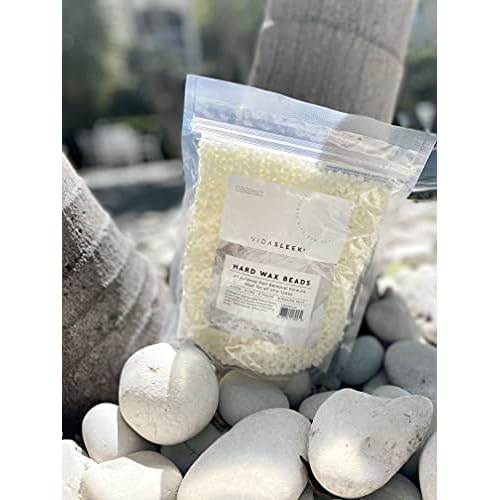 VidaSleek Hard Wax Beads - All Purpose Hair Removal Wax - No Strips Needed - Coconut Scent - 17.63 oz