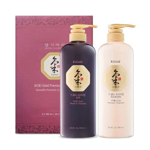 Daeng Gi Meo Ri Ki Gold Premium Shampoo & Treatment Set, 26.3 FL OZ