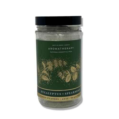 Bath & Body Works - Aromatherapy - Shower Steamers, 6 Tablets Each - 2 Pack Bundle - Lavender Vanilla and Eucalyptus Spearmint