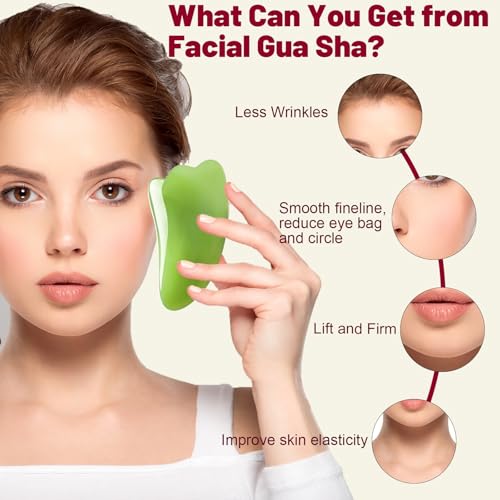 3 Pack Gua Sha Face Oil for Women, Rosehip Oil Organic Facial Oil Moisturizer Infused Rose, Vitamin E & C, Restore and Rejuvenate, Hydrating Facial Oil for Dermaplaning, 1.01fl.oz/30ml