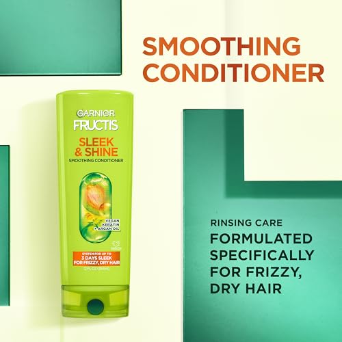 Garnier Fructis Sleek & Shine Shampoo & Conditioner Set for Frizzy Hair - 43 Fl Oz