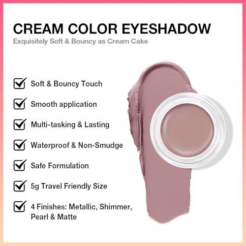 evpct Matte Cream Eyeshadow Palette - Pigmented & Waterproof