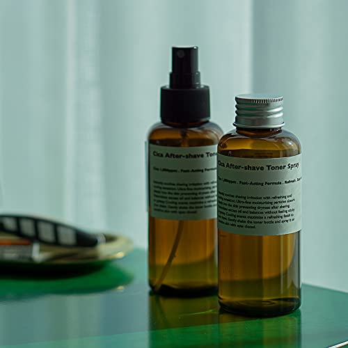 Cica Calm Aftershave Toner Spray for Men ? Soothing & Hydrating Post-Shave Mist with Centella Asiatica, Cooling Facial Toner for Sensitive Skinn 4.05 oz