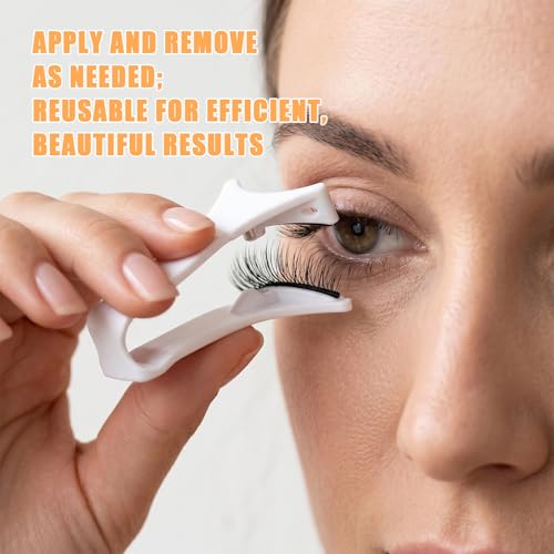 Magnetic Eyelashes with Applicator – No Glue, Reusable