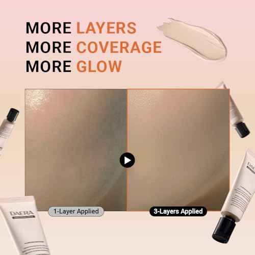 DAERA Kang Shining Korean BB Tinted Moisturizer Cream (1 Color,Neutral), Self Adjusting BB Cream,1.35 fl oz, Glowing Skin Natural Makeup, Buildable Coverage, Lightweight