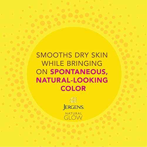 Jergens Natural Glow Instant Sun Tanning Moisturizer + Bronzer, Lightweight Sunless Tanning for Natural-Looking Color, Deep Bronze, 6 Oz