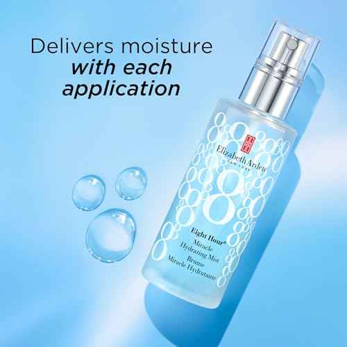 Elizabeth Arden Eight Hour Miracle Hydrating Face Mist, Dewy Facial Spray Moisturizer, Dry Skin Care with Antioxidants & Glycerin, 3.4 fl oz