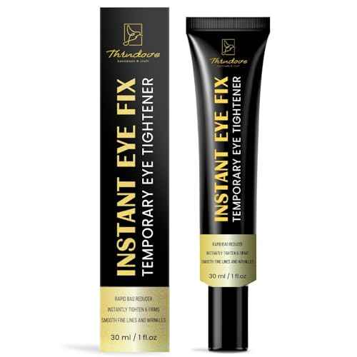 Instant Firm Temporary Eye Tightener: Reduces Eye Bags, Puffiness, Smooths Wrinkles, Fine Lines ? Anti-Aging Formula,Temporarily Firms, Lifts & Smooths Under Eye & Face Area ? 1 oz