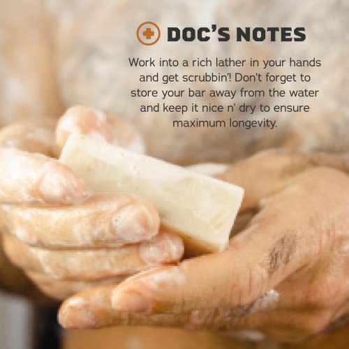 Dr. Squatch Natural Bar Soap for Men - Cold Process Soap with No Harsh Chemicals - Wood Barrel Bourbon, Birchwood Breeze & Eucalyptus Greek Yogurt (5 oz, 3-Pack)