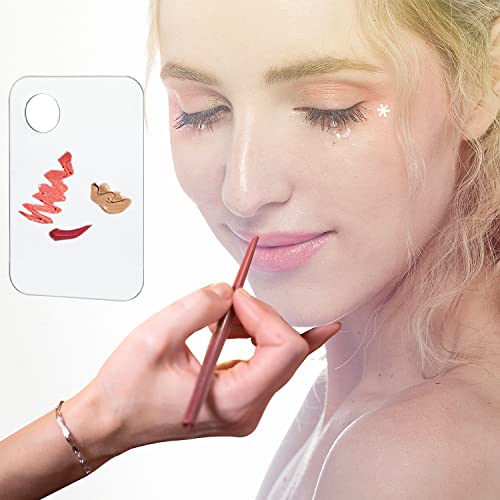 Acrylic Makeup Palette with Spatula Tool - Foundation & Eyeshadow