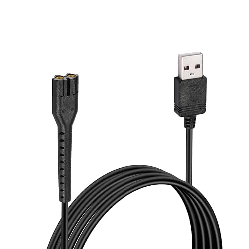 Replacement Wahl 8164 Charger Charging Cord Compatible with Wahl 5 Star Series Cordless Magic Clipper Model 8148/8148-700/8164/ 8481/8591/ 8509/8504-400/8504-830/8504 Charger Power Cord