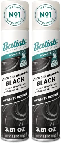 Batiste Color Dry Shampoo for Black Hair, 3.81 oz (Pack of 2)