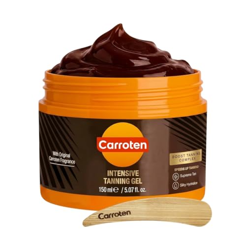 Carroten Intensive Tanning Gel - Fast Tan Accelerator, 5 Fl Oz