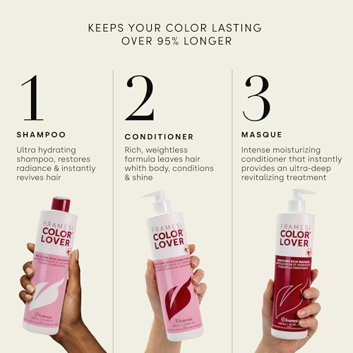 Framesi Color Lover Moisture Rich Shampoo for Color Treated Hair - 16.9 Fl Oz