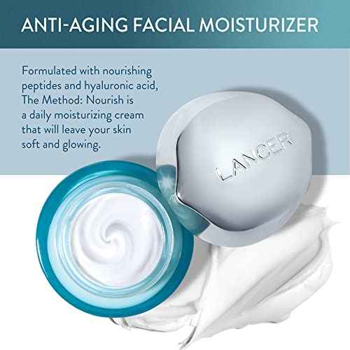 Lancer Skincare The Method: Nourish Women¡¯s Anti-Aging Moisturizer with Hyaluronic Acid, Daily Face Moisturizer, Sensitive or Dehydrated Skin