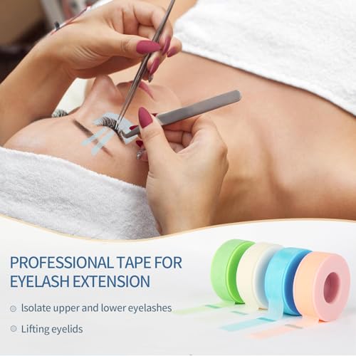 Sensitive Eyelash Extension Tape - Pain-Free, Residue-Free, 4 Rolls
