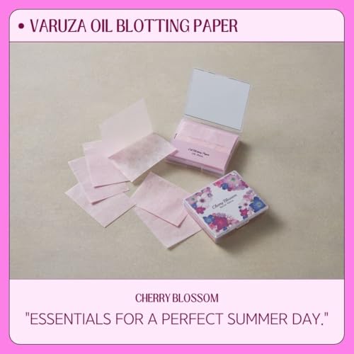 Oil Blotting Paper 100 Sheets Korean with Mirror Case