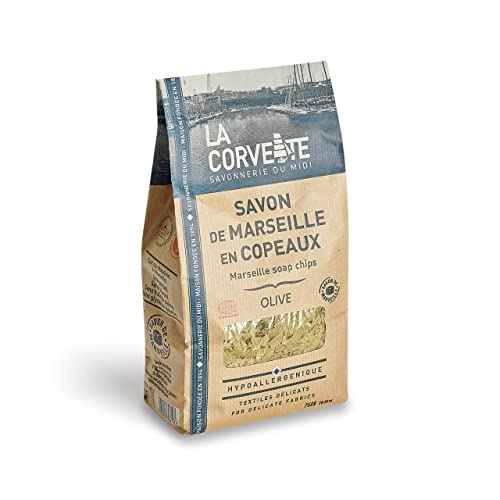 La Corvette, bag of Marseille soap chips OLIVE, 750g