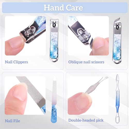 7-in-1 Stainless Steel Manicure Pedicure Kit with Case