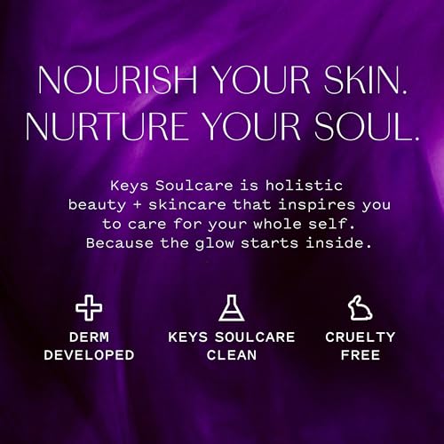 Keys Soulcare Comforting Balm, Nourishes & Brightens Skin with Camellia Seed Oil & Shea Butter, Cruelty-Free, Vanilla Scent, Face + Body, 0.74 Oz