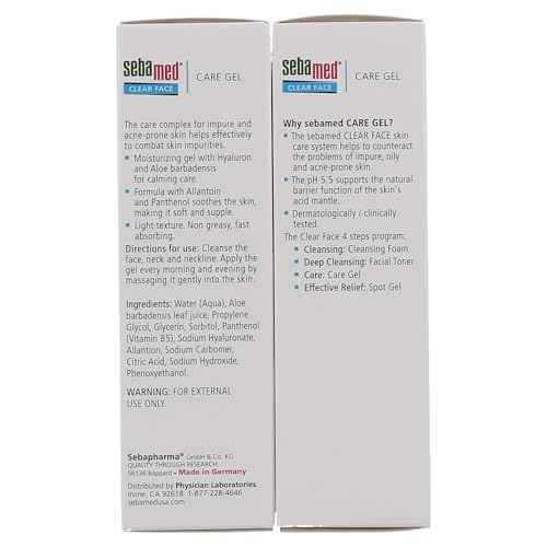SEBAMED Clear Face Care Gel 50ml - (Pack of 2)