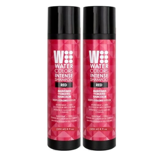 Watercolors Intense Red Color Depositing Shampoo 8.5oz