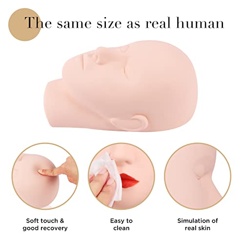 LASHVIEW Lash Practice Head with Soft-Touch Silicone