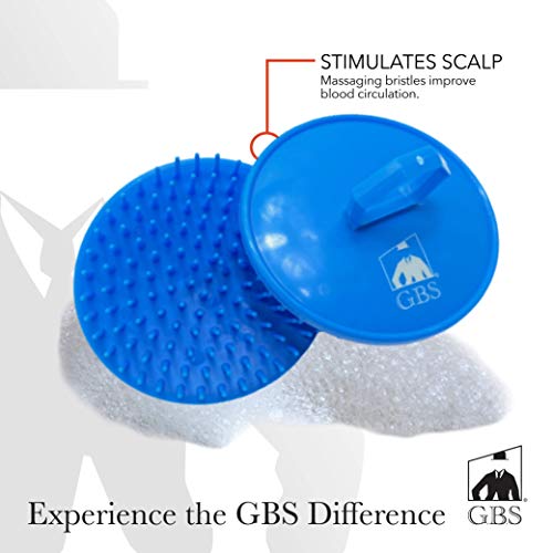 G.B.S Hair Scalp Massager Shampoo Brush-Scalp Brush for Hair Washing, Women, Men & Pet Grooming, Blue